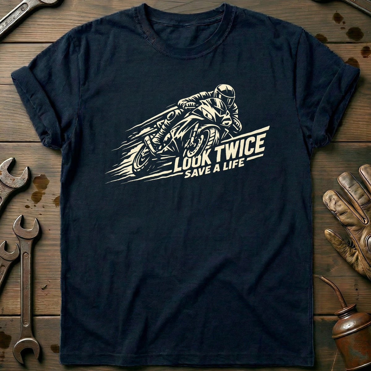 Navy - Look Twice 9 T Shirt