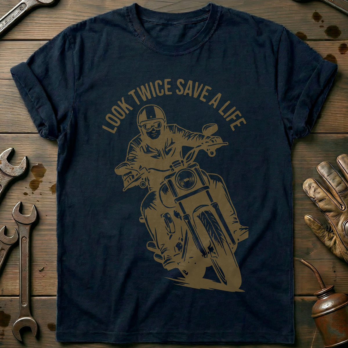 Navy - Look Twice Save A Life 99 T Shirt