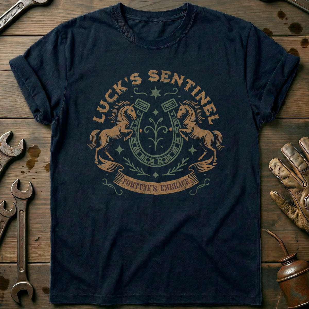 Navy - Lucks Sentinel - T-Shirt