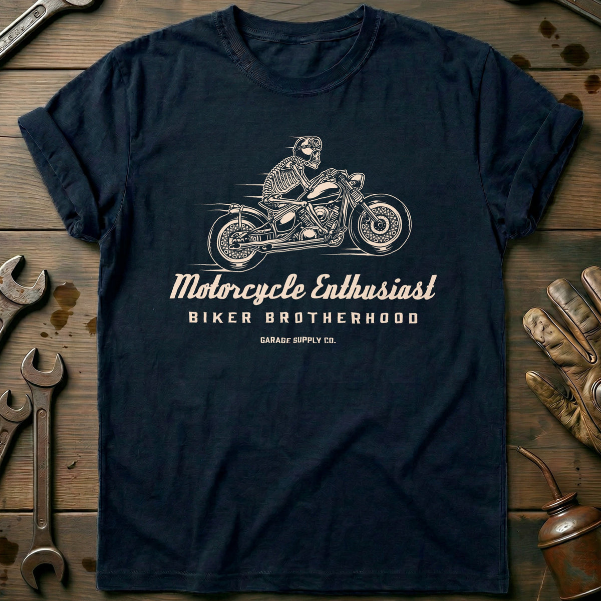 Navy - Motor Enthusiast T-Shirt
