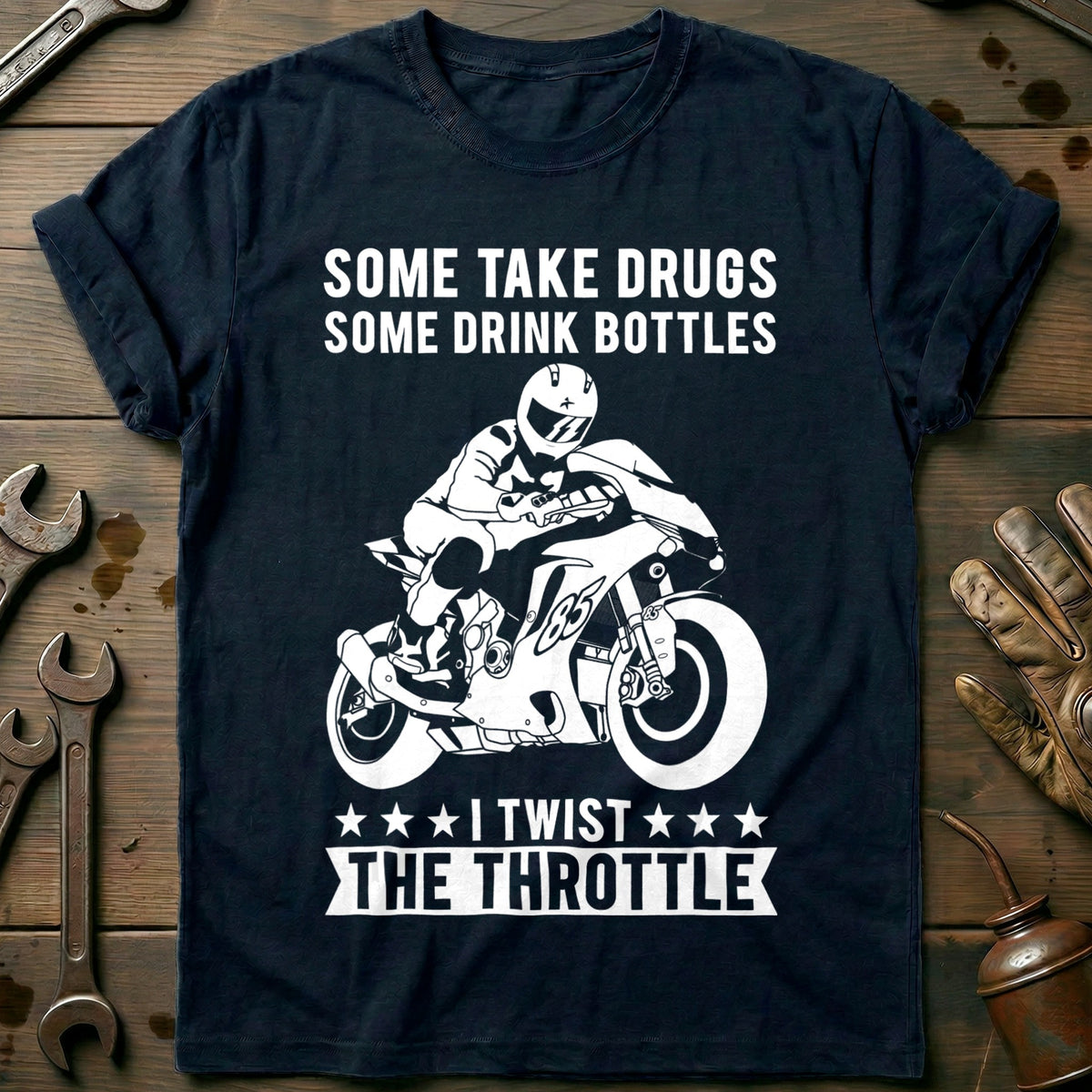 Navy - Mens Racing My T-Shirt