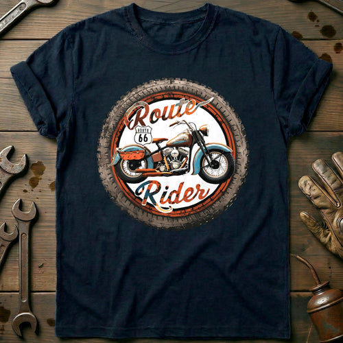 Navy - I Like My Motorcycle 24 T Shirt