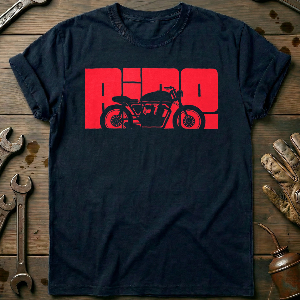 Navy - Rev Your Engines T-Shirt