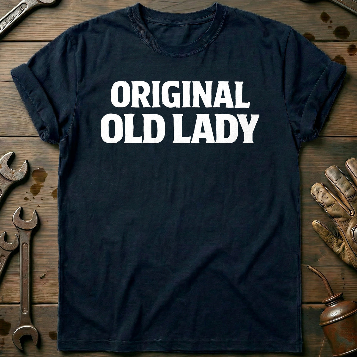 Navy - ORIGINAL OLD LADY 026 T Shirt