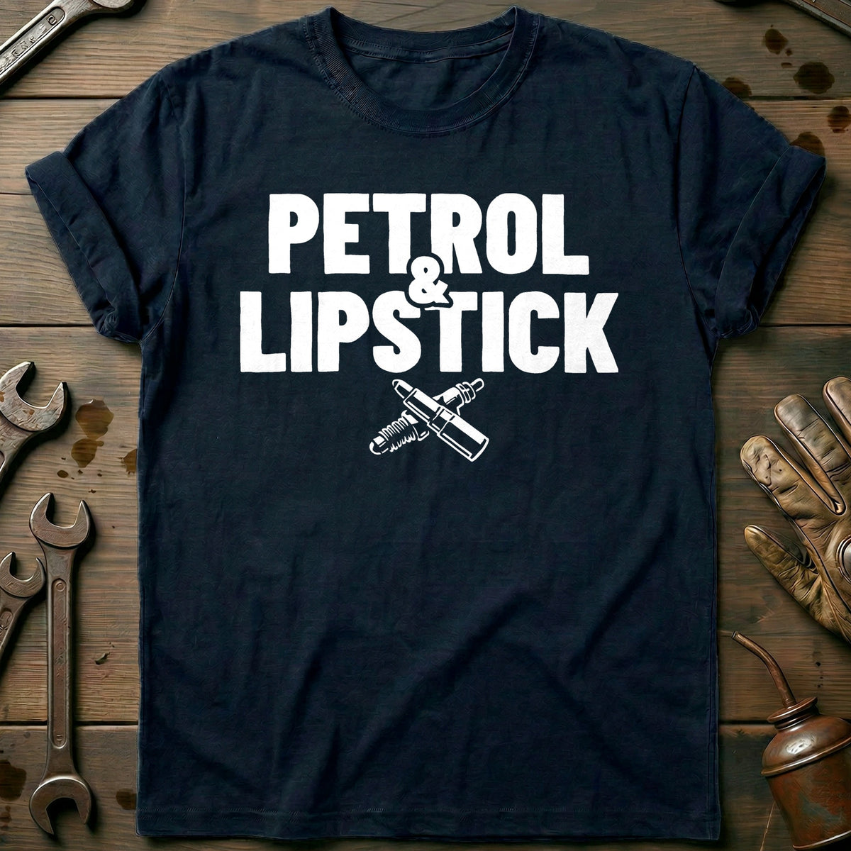 Navy - PETROL & LIPSTICK 026 T Shirt