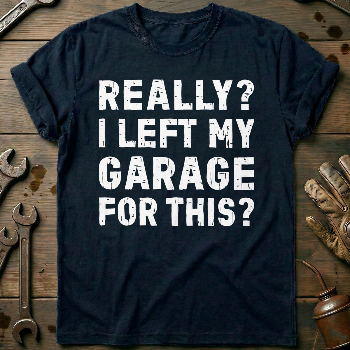 Navy - REALLY LEFT GARAGE 026 T Shirt