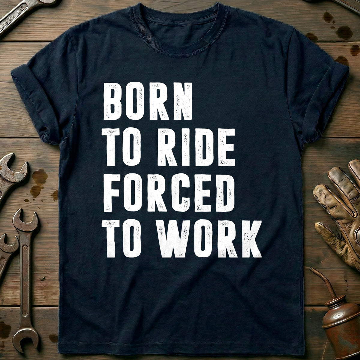 Navy - RIDE WORK 026 T Shirt