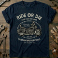 Navy - Ride Or Die T-Shirt