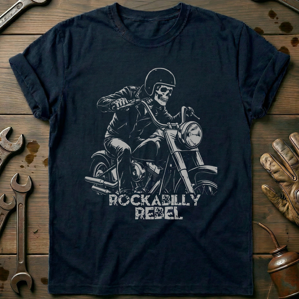 Navy - Rockabilly 3 T Shirt