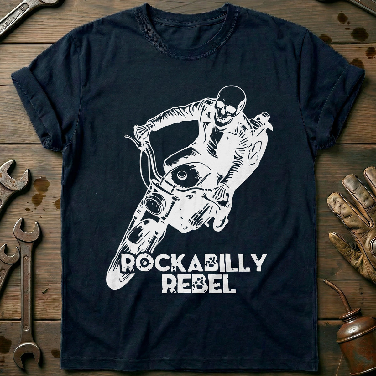 Navy - Rockabilly 65 T Shirt
