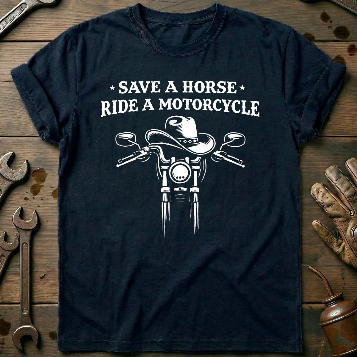 Navy - SAVE A HORSE 026 T Shirt