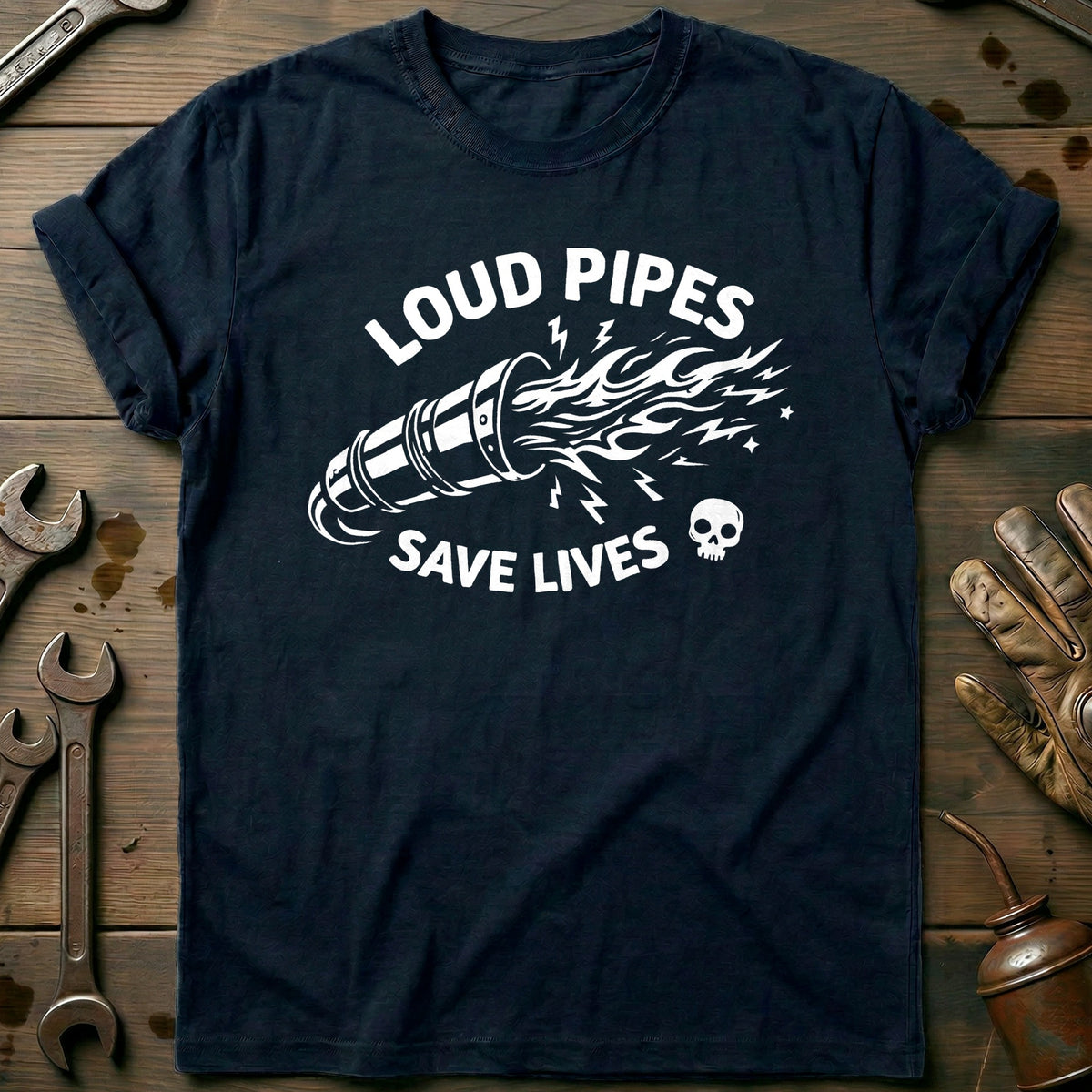 Navy - SAVE LIVES 026 T Shirt