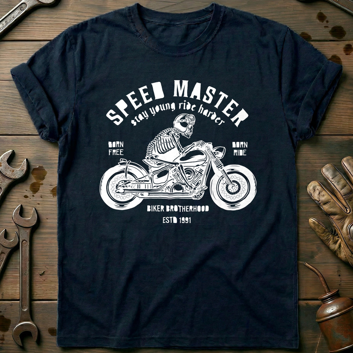 Navy - Speed Master Stay T-Shirt
