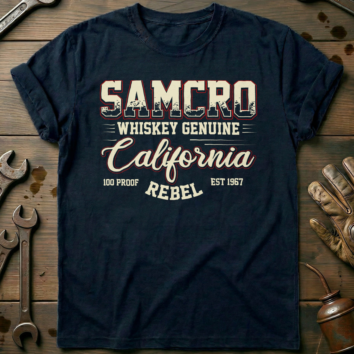 Navy - Samcro Cali – T-Shirt