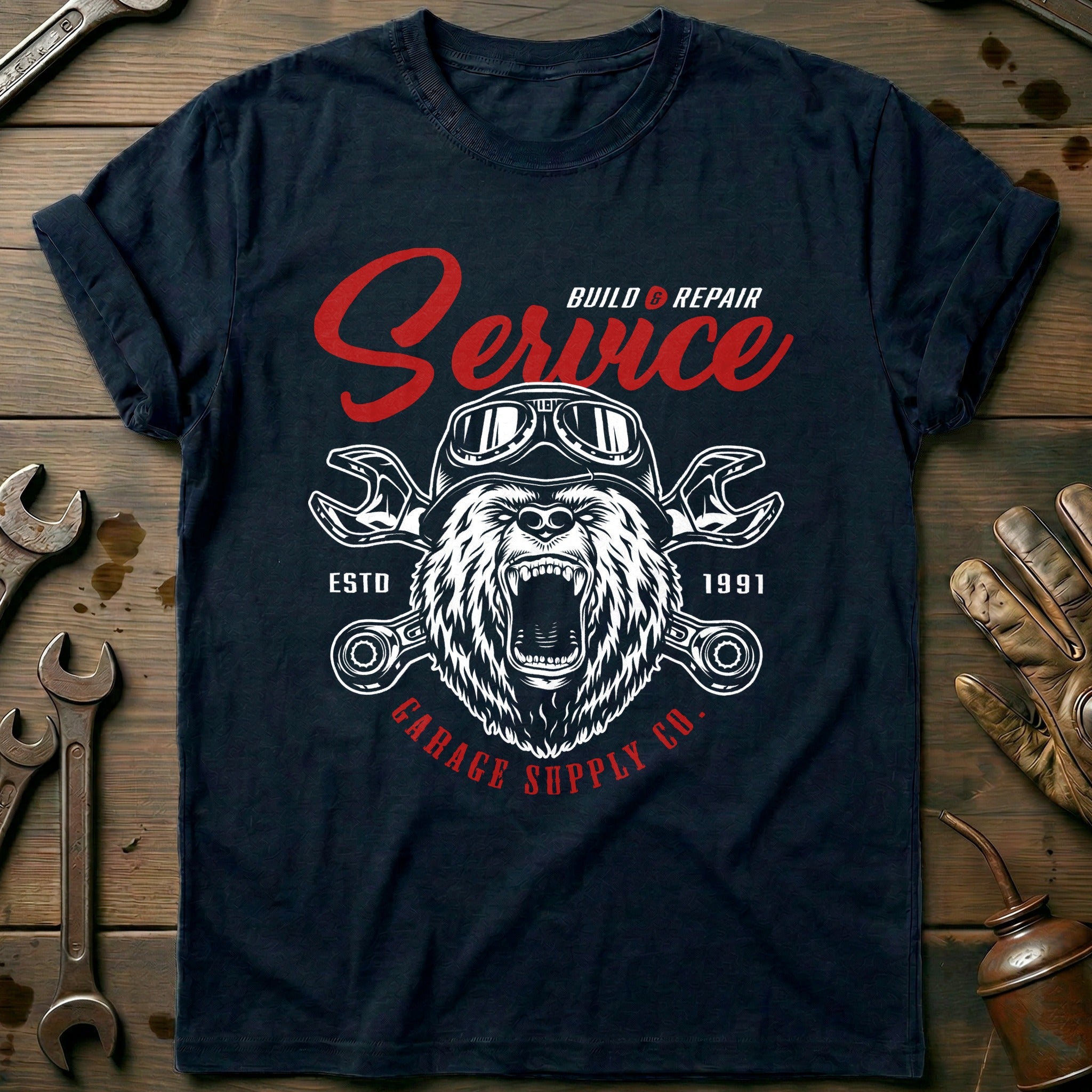 Navy - Service repair vintage T Shirt