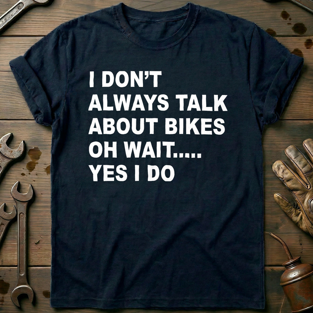 Navy - TALK ABOUT BIKES 026 T Shirt