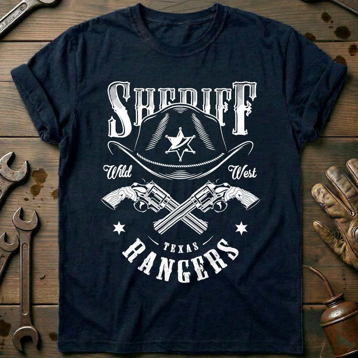 Navy - Texas Ranger - T-Shirt