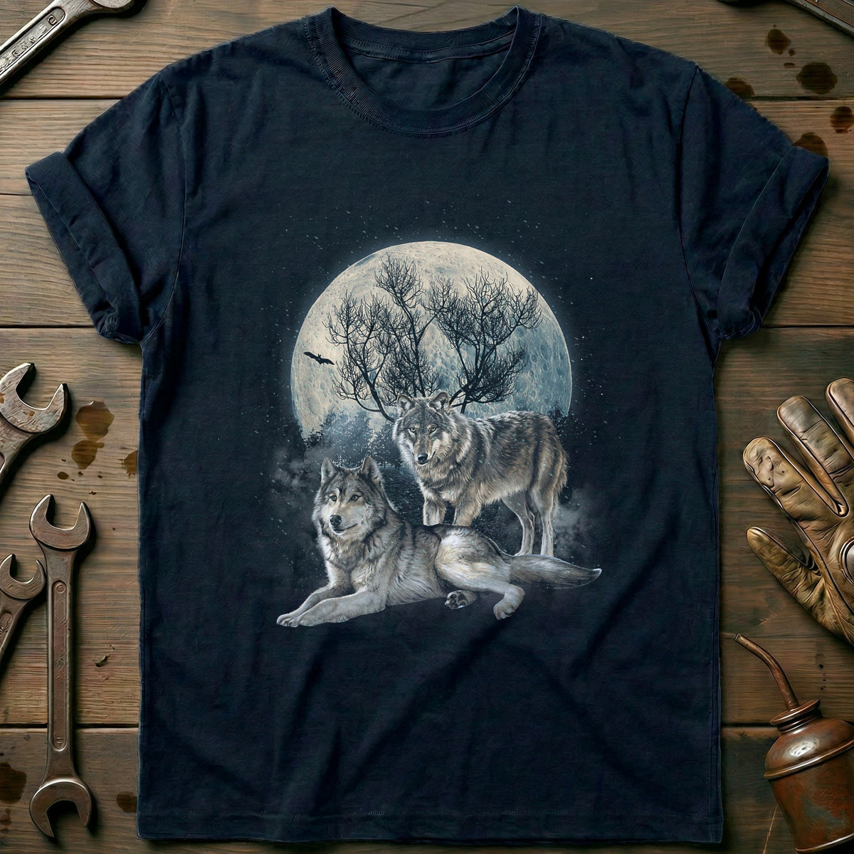Navy - The Mountain Wolf T-Shirt