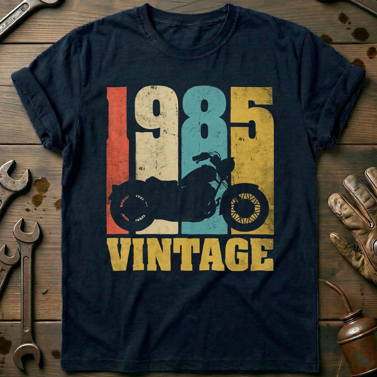 Navy - Vintage 1985 T-Shirt