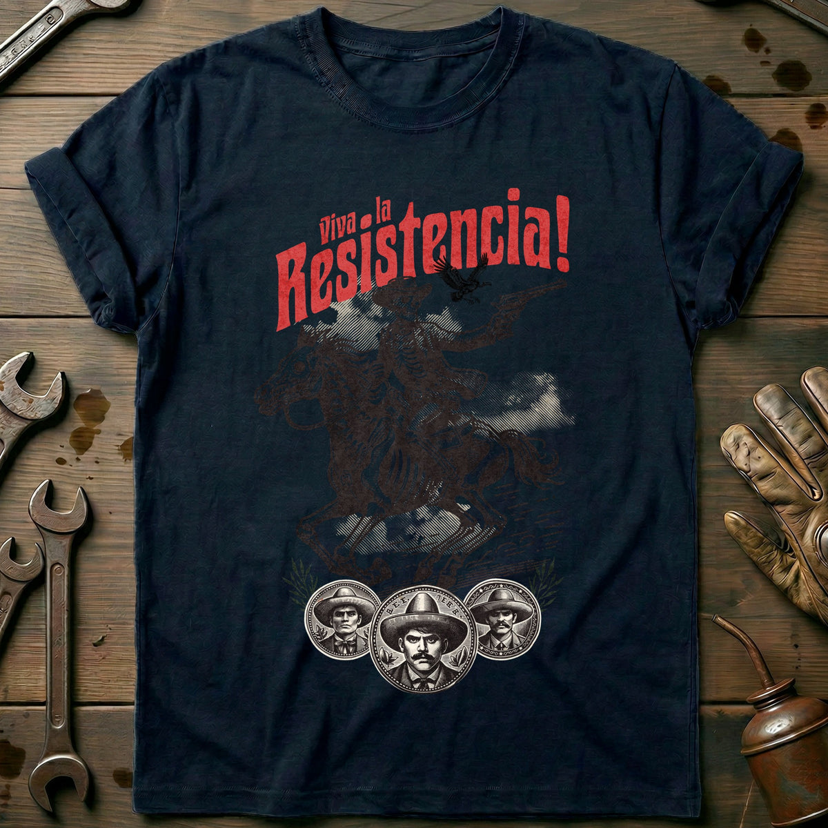 Navy - Viva La T-Shirt