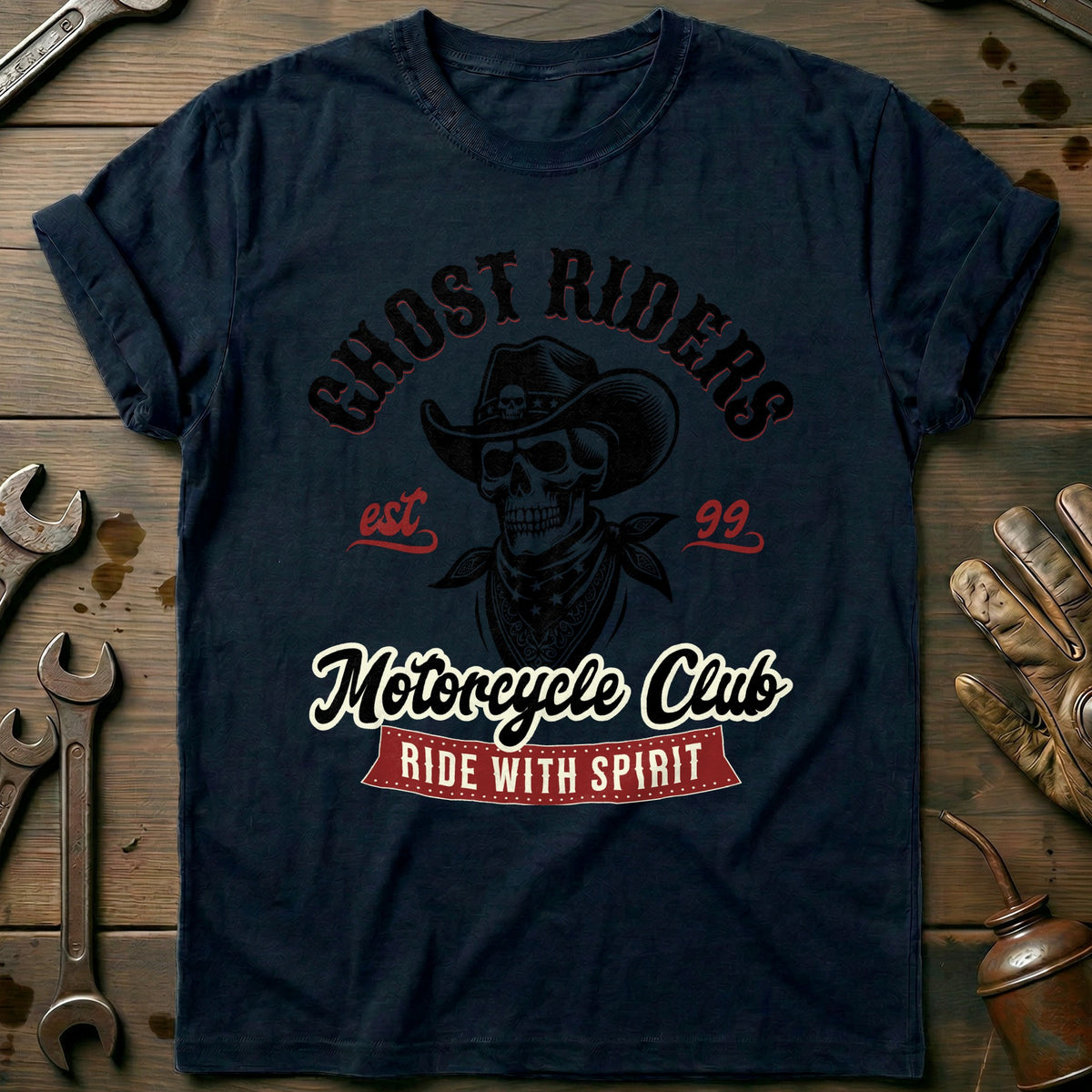 Navy - Western Skill T-Shirt