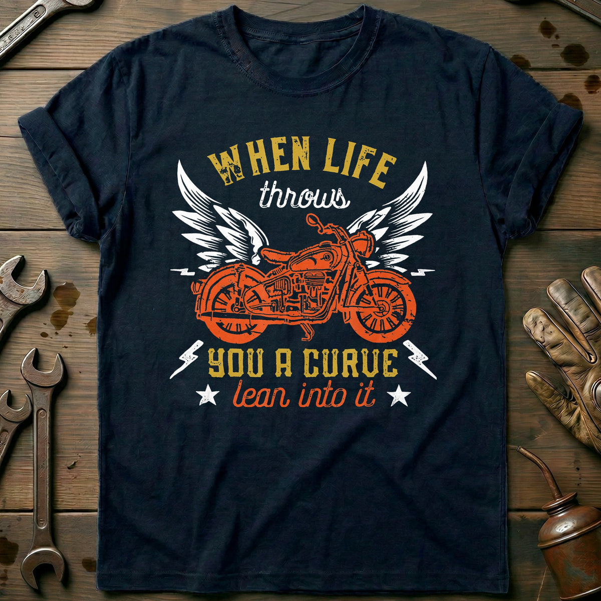 Navy - When Life Throws T-Shirt