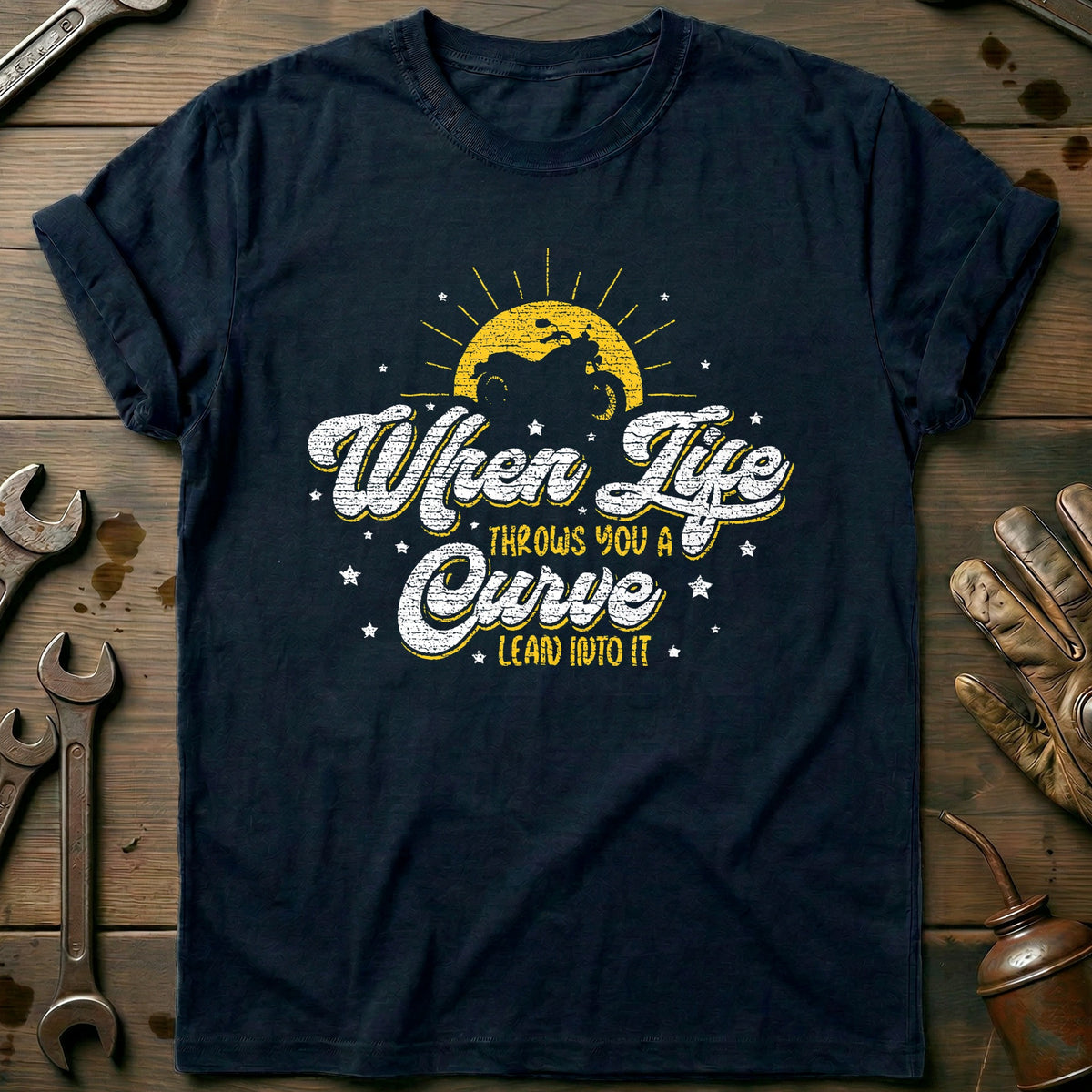 Navy - When Life Throws 2 T-Shirt