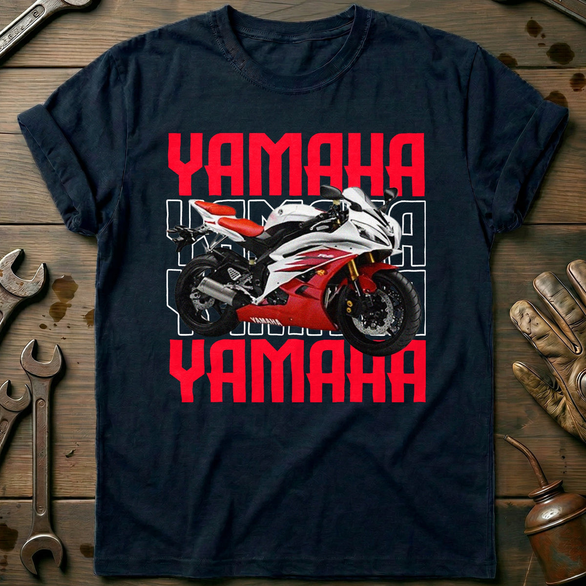 Navy - YAMAHA R6 RED 028 T Shirt