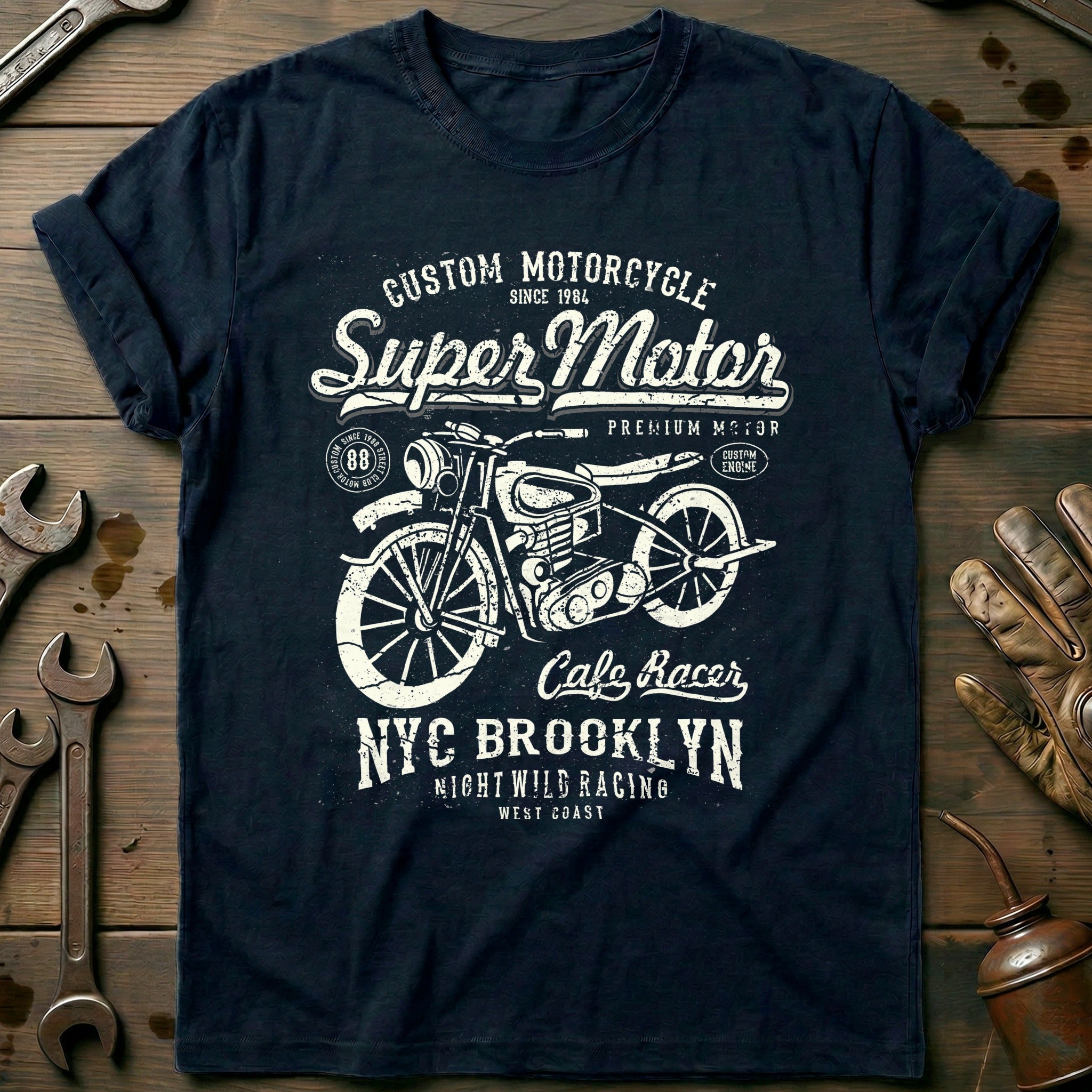 Navy - Bikers Super T-Shirt
