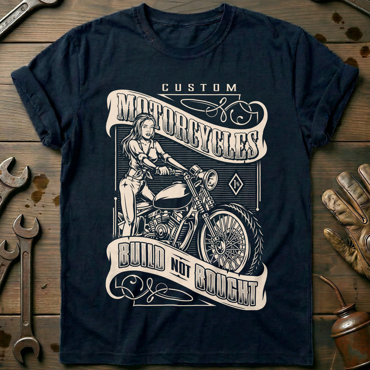 Navy - Build Not Bought T-Shirt