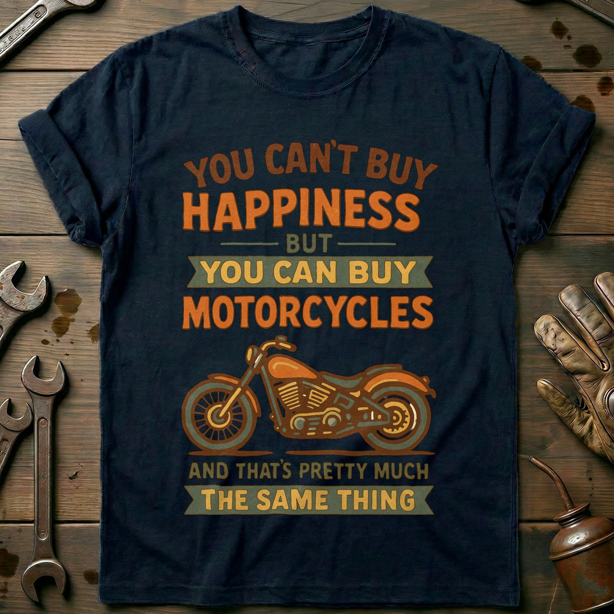 Navy - buy motorcycles 22 T Shirt