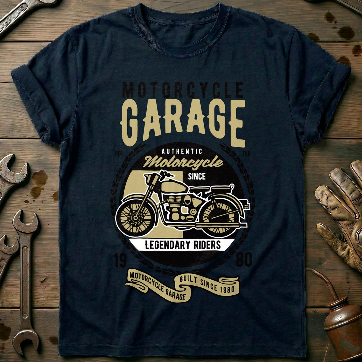 Navy - Classic Garage 45 T-Shirt