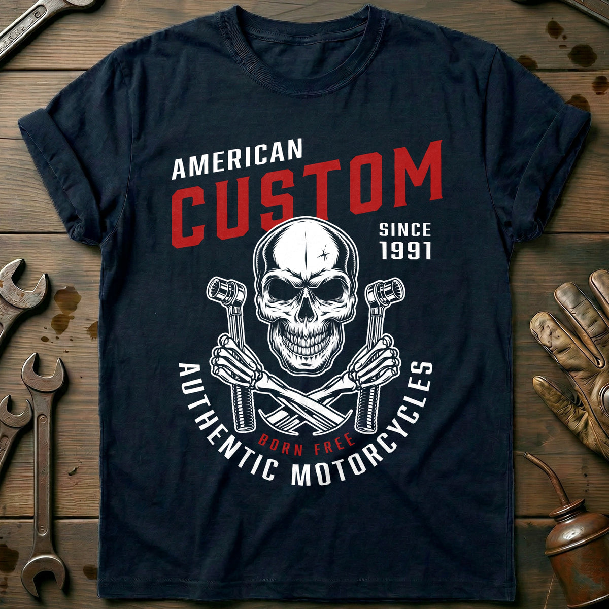 Navy - custom 1991 vintage T Shirt