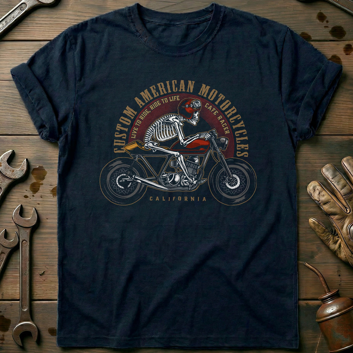 Navy - custom american vintage T Shirt