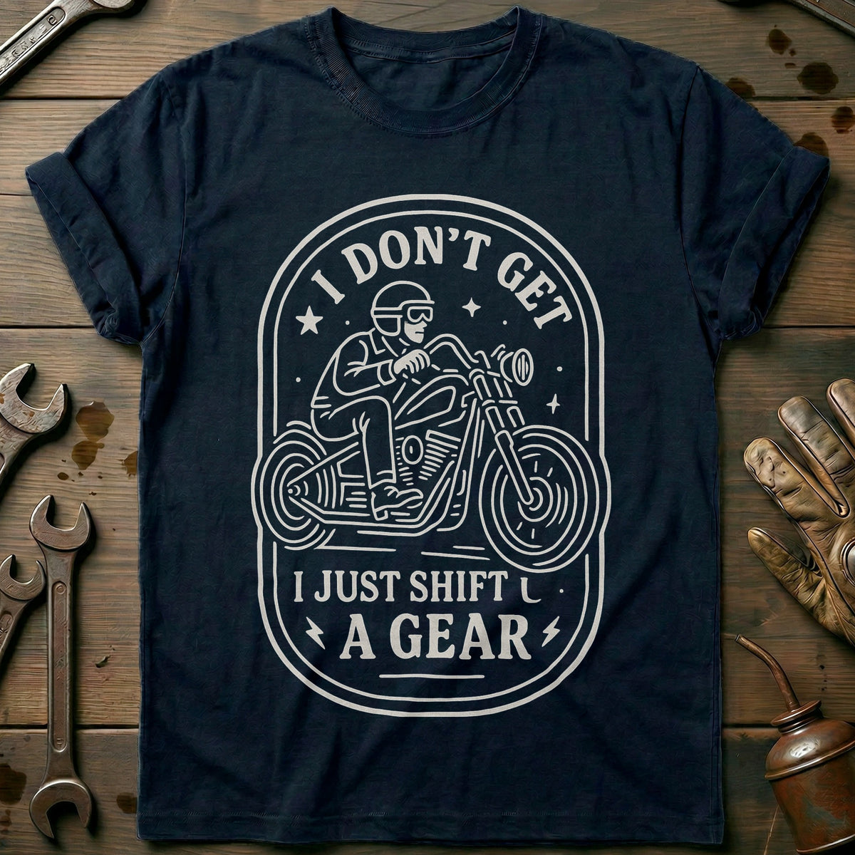 Navy - dont get old shift 55 T Shirt