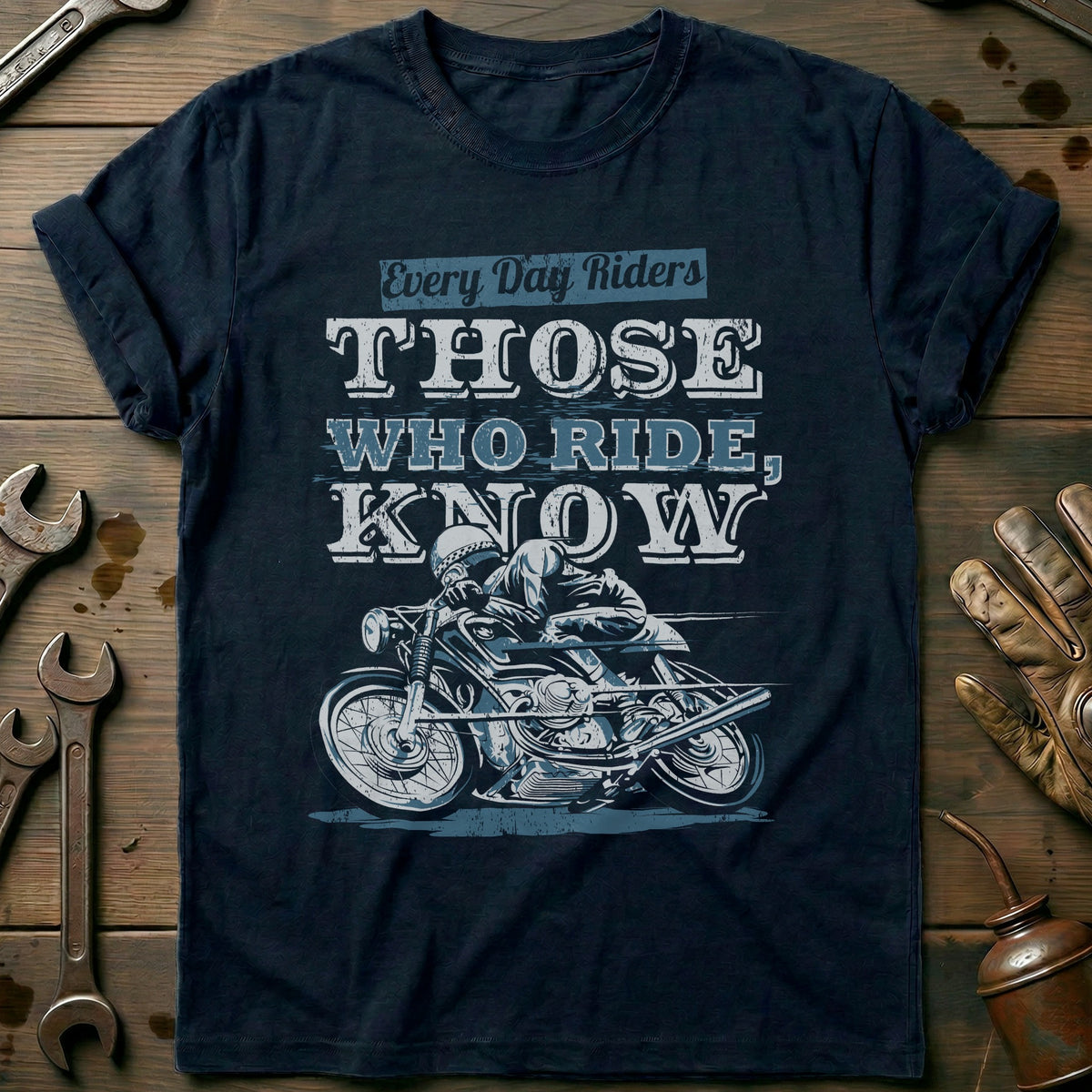Navy - Everyday Riders - T-Shirt