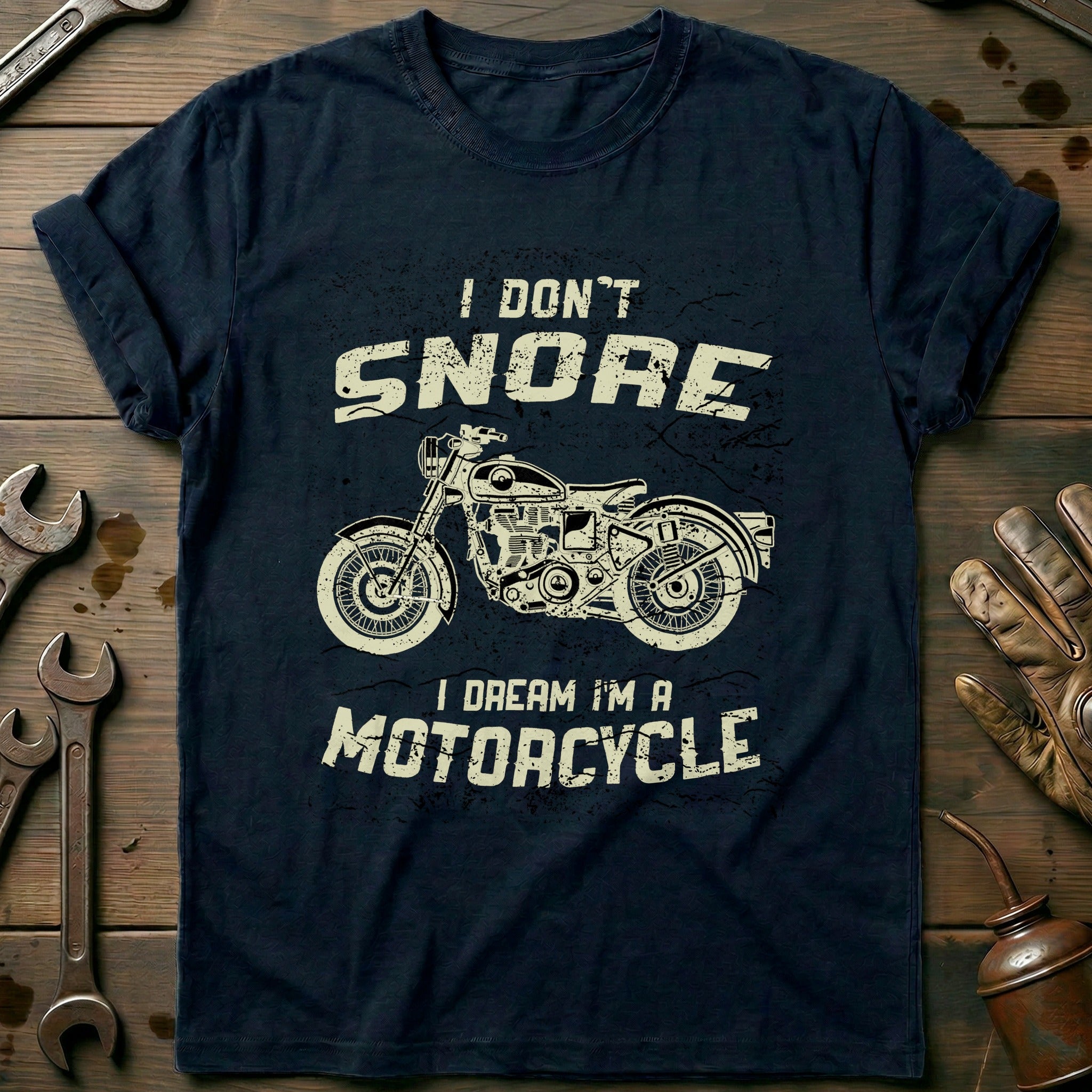 Navy - I Dont Snore, I T-Shirt US