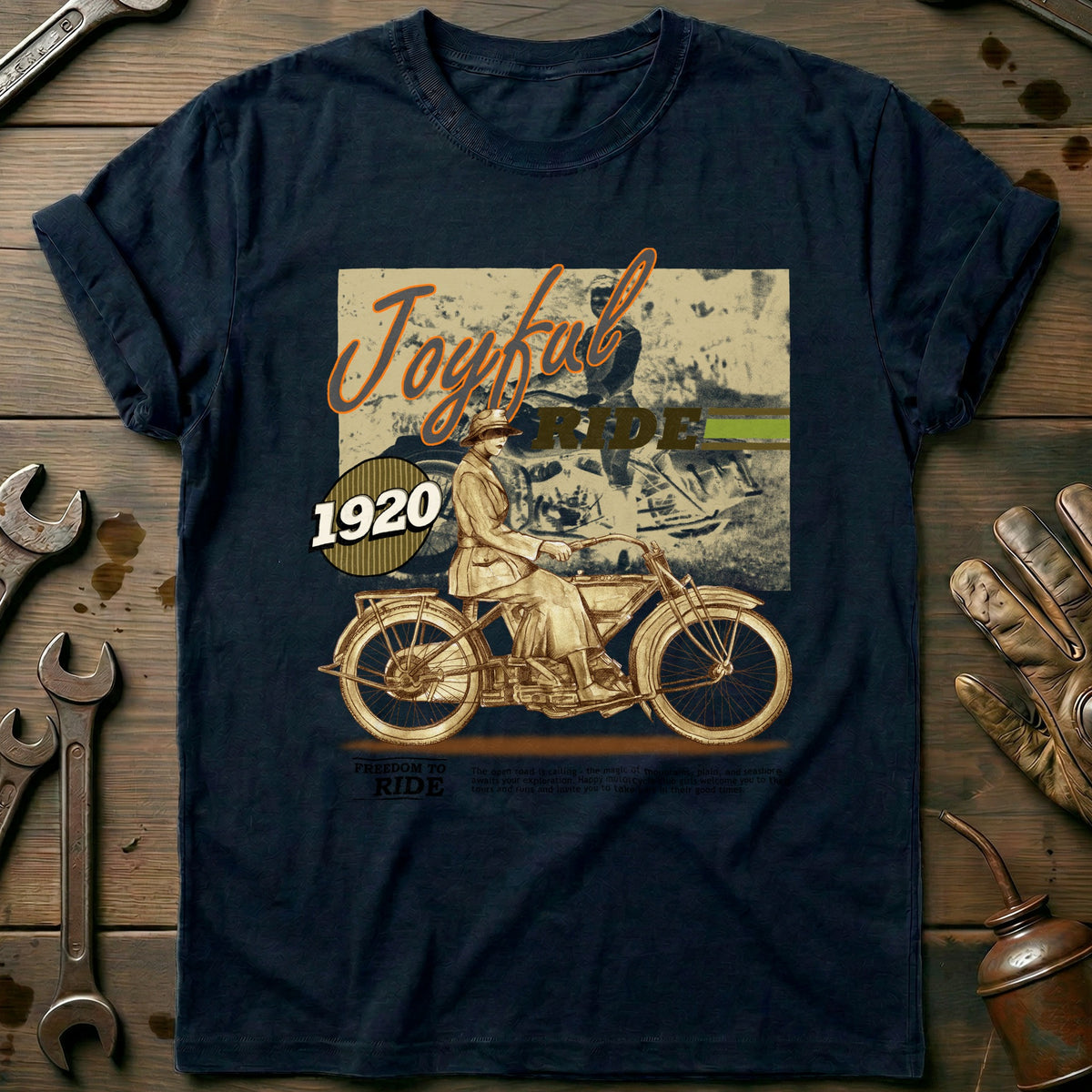 Navy - Joyful Ride Copy T-Shirt