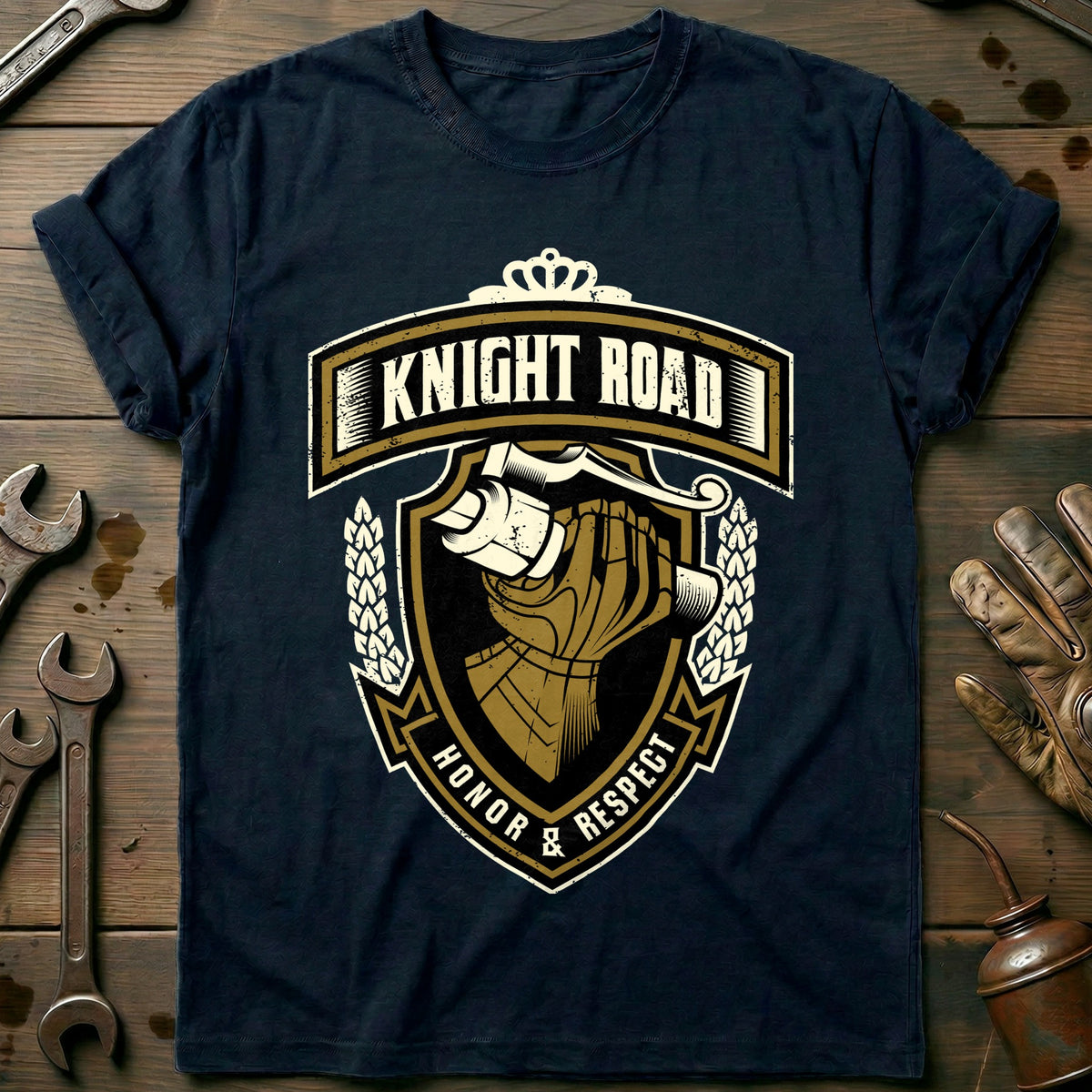 Navy - Knight Road T-Shirt