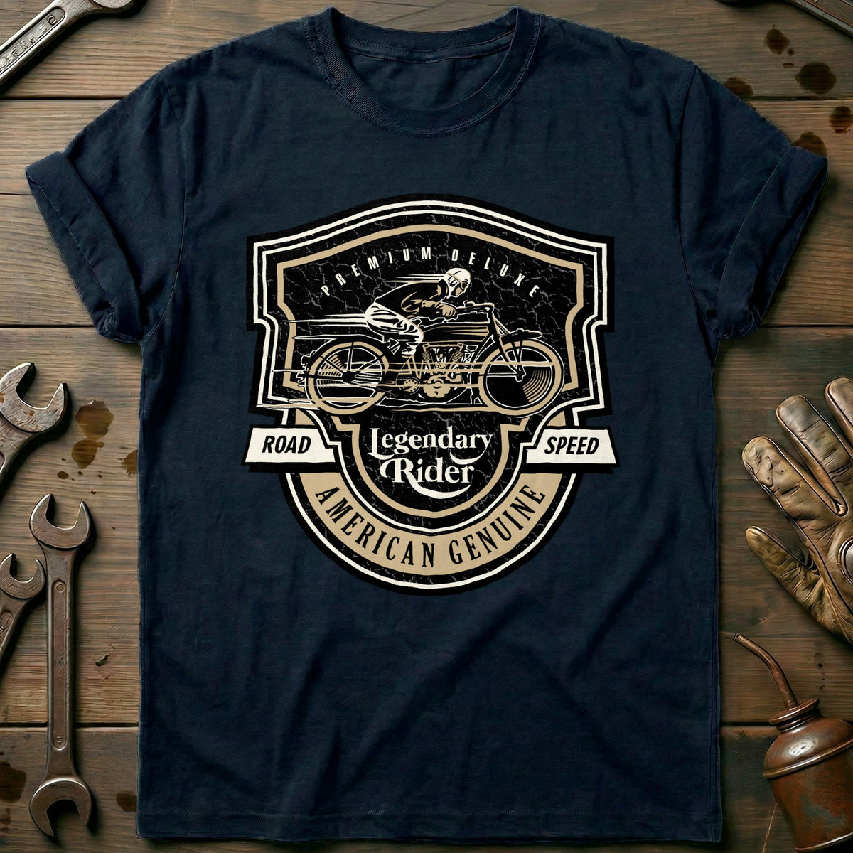 Navy - Legendary Rider T-Shirt