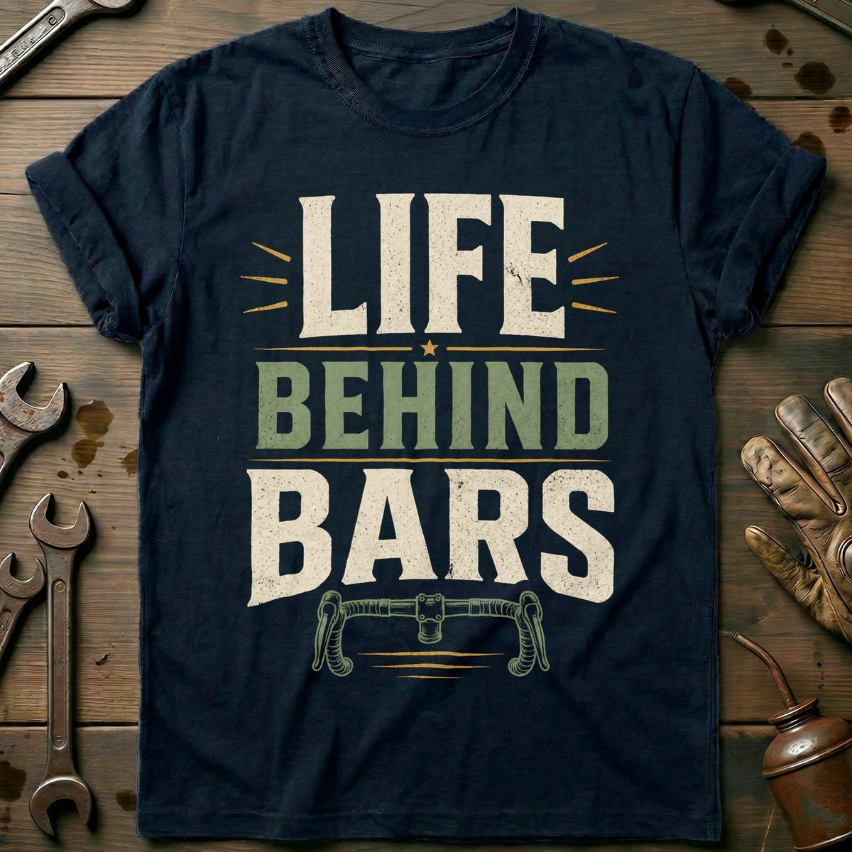 Navy - Life Behind Bars 40 T Shirt
