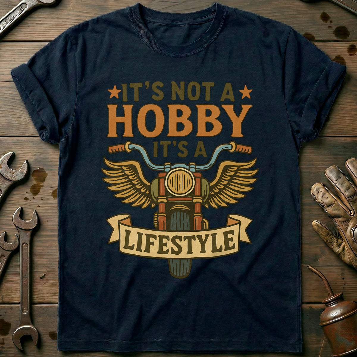 Navy - lifestyle motorcycle 28 T Shirt