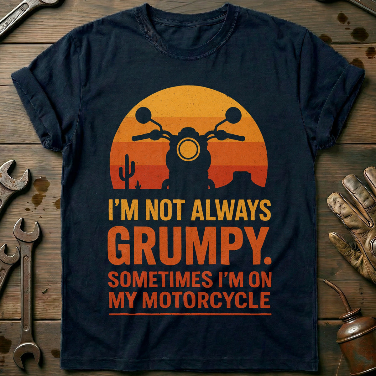 Navy - not always grumpy 38 T Shirt
