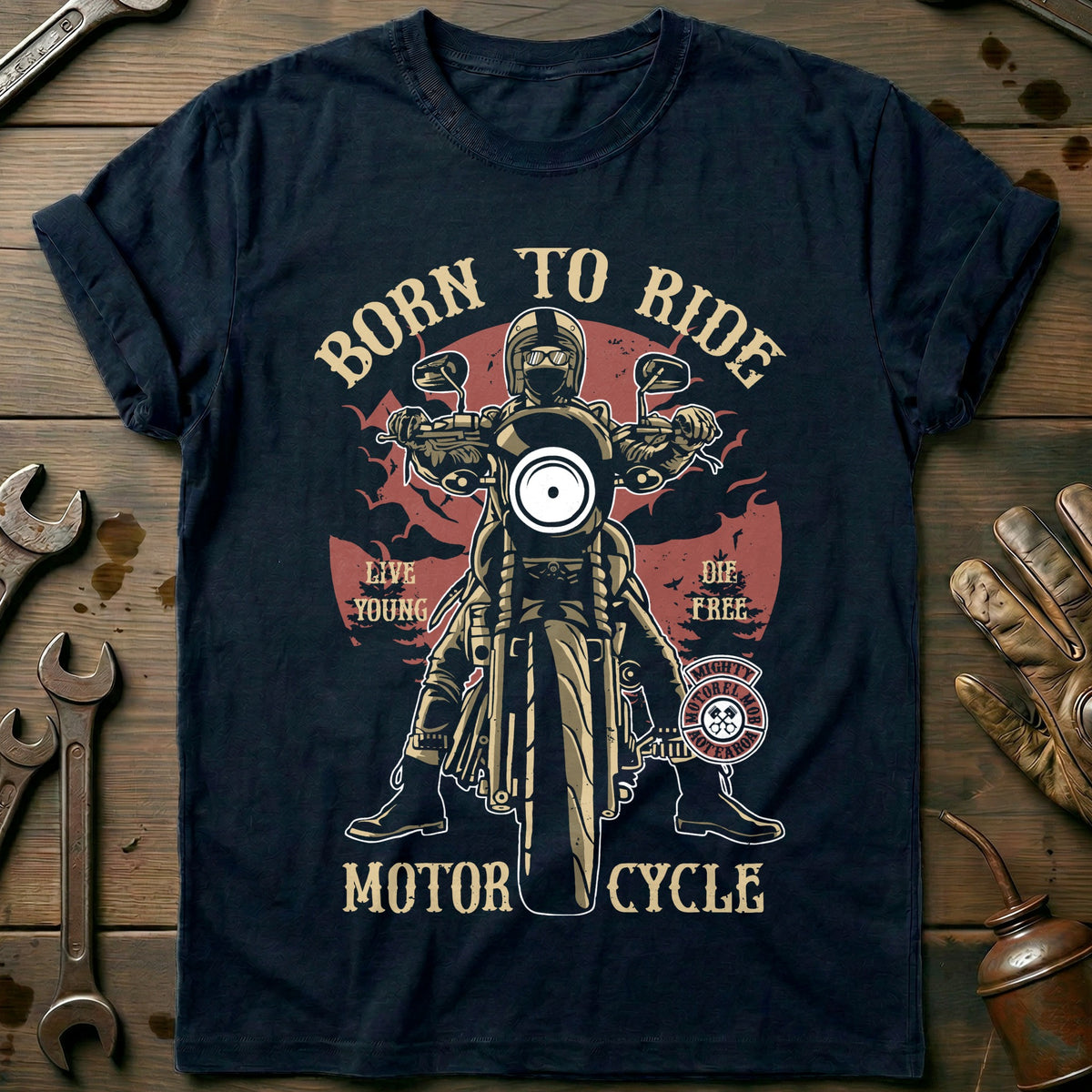 Navy - Popsicleco - Born T-Shirt