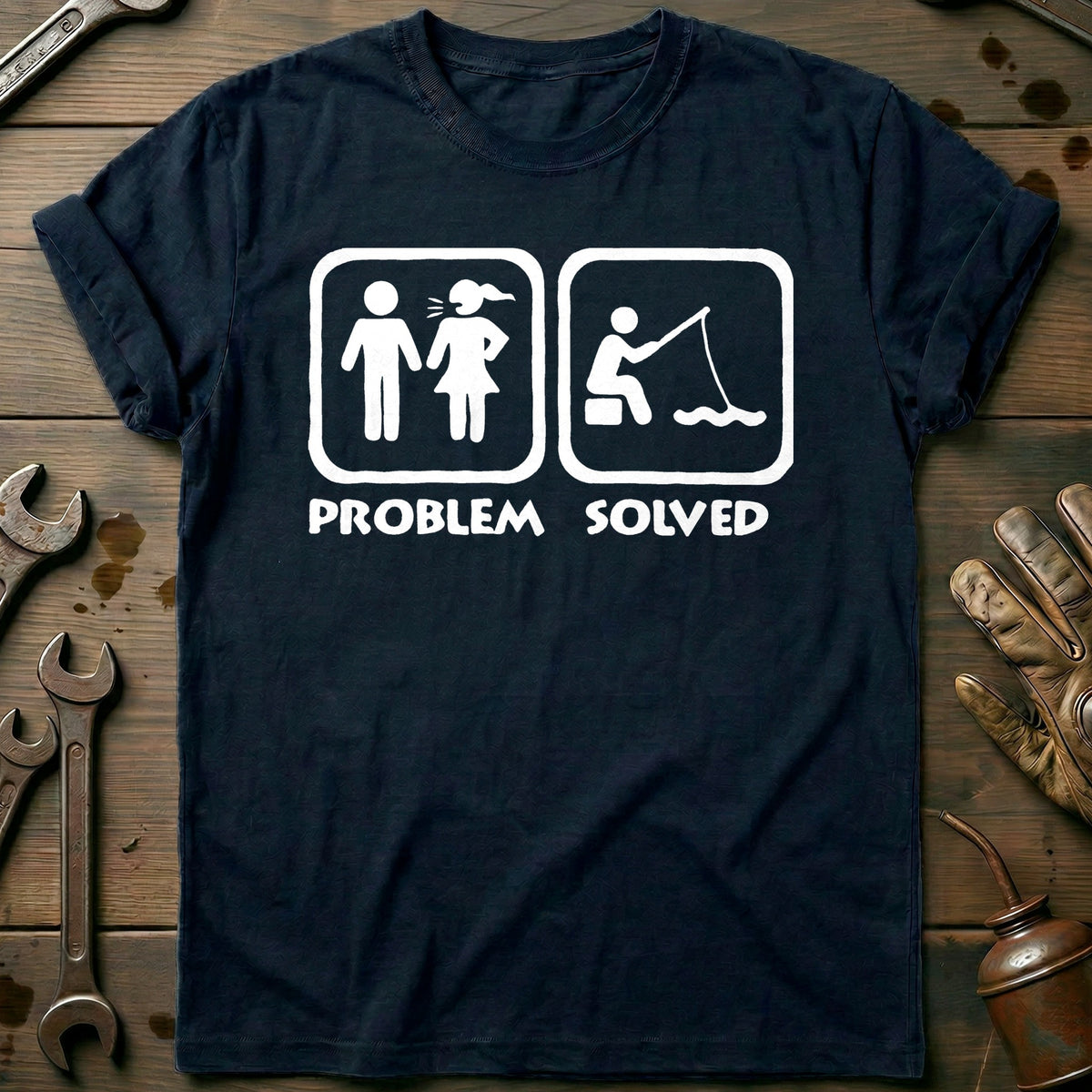Navy - Problem Solved Cruiser T Shirt