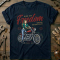 Navy - ride on freedom vintage T Shirt