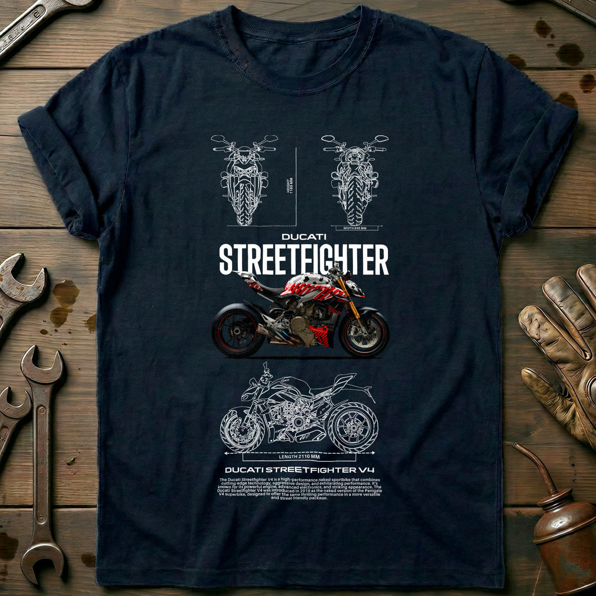 Navy - streetfighter v4 gray-red 2 T Shirt