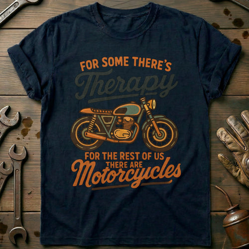 Navy - therapy motorcycle 37 T Shirt