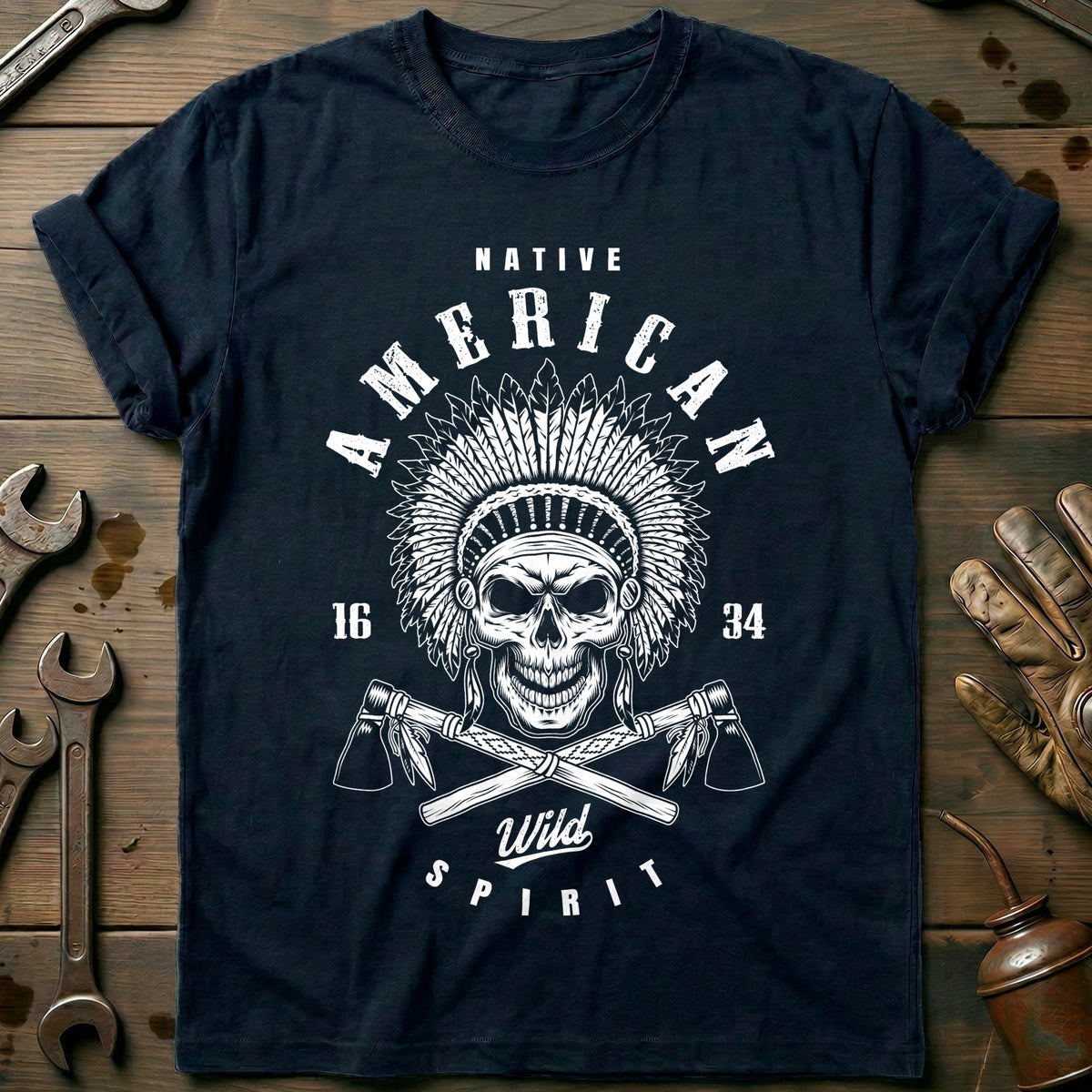Navy - Wild Spirit - T-Shirt
