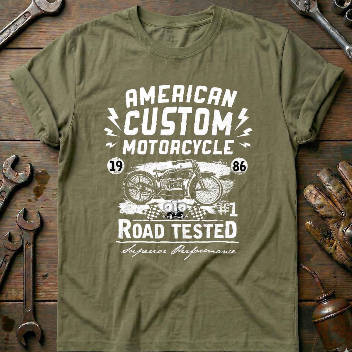 Olive - American Custom T-Shirt
